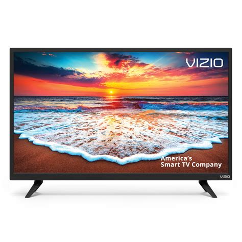 32in vizio smart tv - The Vizio D-Series is an entry-level smart TV with voice controls that works with Google Assistant, Amazon Alexa, and the Apple Ecosystem. Other features also include a full LED 1080p HD resolution display that can be controlled with the standard remote, or you can use any smartphone. The Vizio 32" D-Series TV has a height of 18.8" (47.9 cm), width of 28.8" (73.2 cm), depth of 7.9" (20.1 cm ...